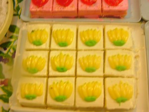 バナナのケーキ
