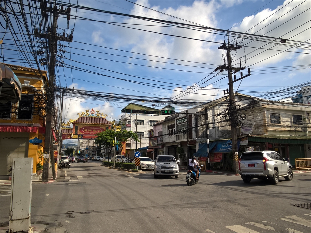 09月02日のプーケット タウン( Phuket Rd と Kra Rdの交差部 )