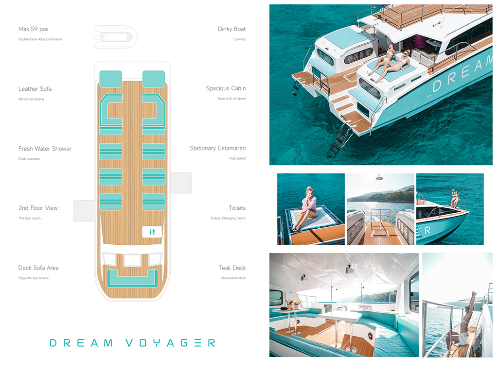 ラグジュアリーカタマラン Flash No.7でゆくシミラン諸島ツアー