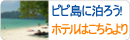 ピピ島へ宿泊することもできます。各種ホテルはこちらより