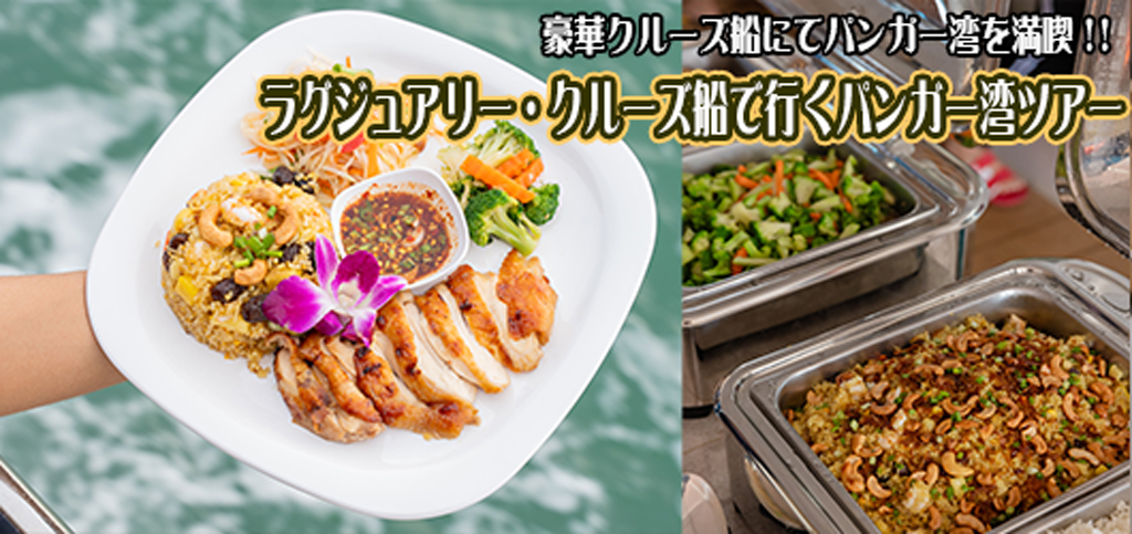 ラグジュアリーカタマラン船でゆく パンガー湾アー