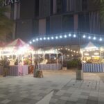 セントラルパトン前の屋台街　