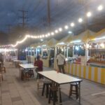 セントラルパトン前の屋台街　