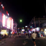2022年02月27日のプーケット島・パトンビーチ・バングラ通り・夜の風景