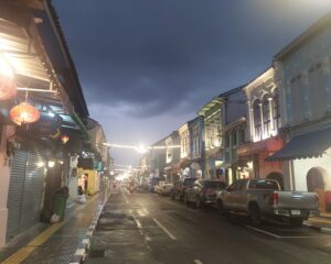 2022年02月22日・プーケット島・オールドタウン・タラン通り・夜の風景