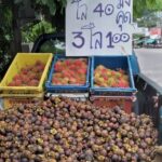 プーケット島内で見かけたフルーツの移動販売