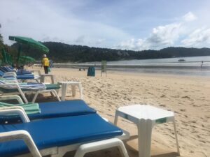 プーケット島・パトンビーチのサンセット風景