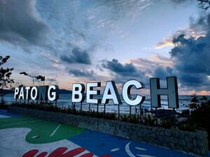 最近のプーケット島・パトンビーチのサンセット風景