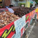 プーケットタウンにある貝の露店