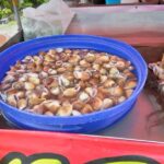 プーケットタウンにある貝の露店