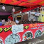 プーケットタウンにある貝の露店