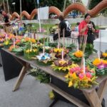 2022年・プーケット島・シャロンのロイクラトーン(灯篭流し)の風景