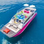 2階建てカタマラン(双胴船)でゆくシミラン島ツアー 　