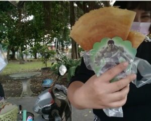 タイのストリートスイーツ・クレープイープン(เครปญี่ปุ่น)