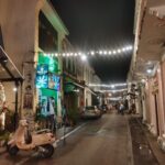 プーケット島・プーケットタウン(Thalang RD,Soi Rommani)・夜の風景
