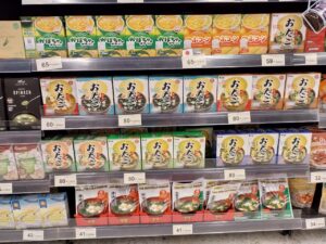 セントラルパトンで販売している日本の食材
