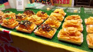 ジェー(菜食)の露店の風景