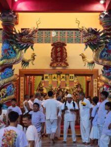キンジェー期間中のGuan Au (Guan Yu) Shrine (紫蓮宫) / シャロンの中華スタイル寺院　