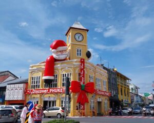 プーケット島・プーケットタウンのクリスマスデコレーション