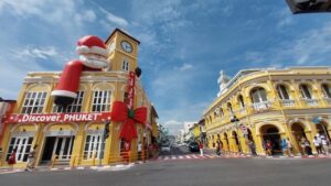 プーケット島・プーケットタウンのクリスマスデコレーション