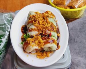 プーケットスタイルの野菜・生春巻き ( Popiah Sod Hokkien )